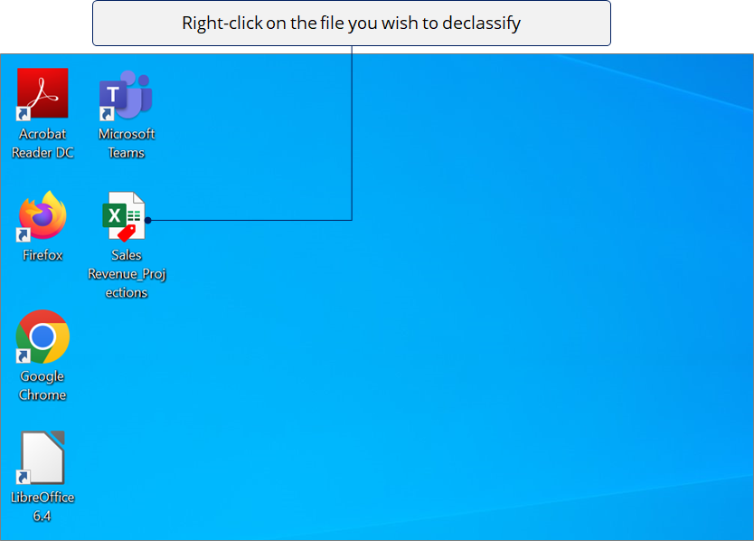 Declassifying files